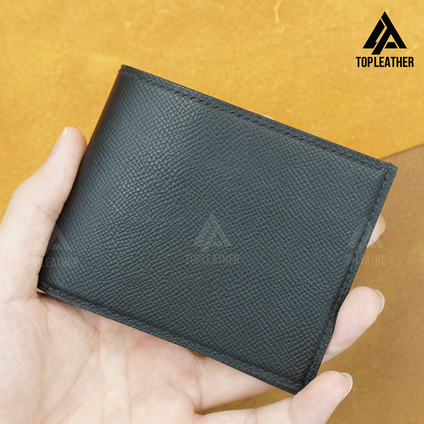 Epsom Leather Wallet - Black