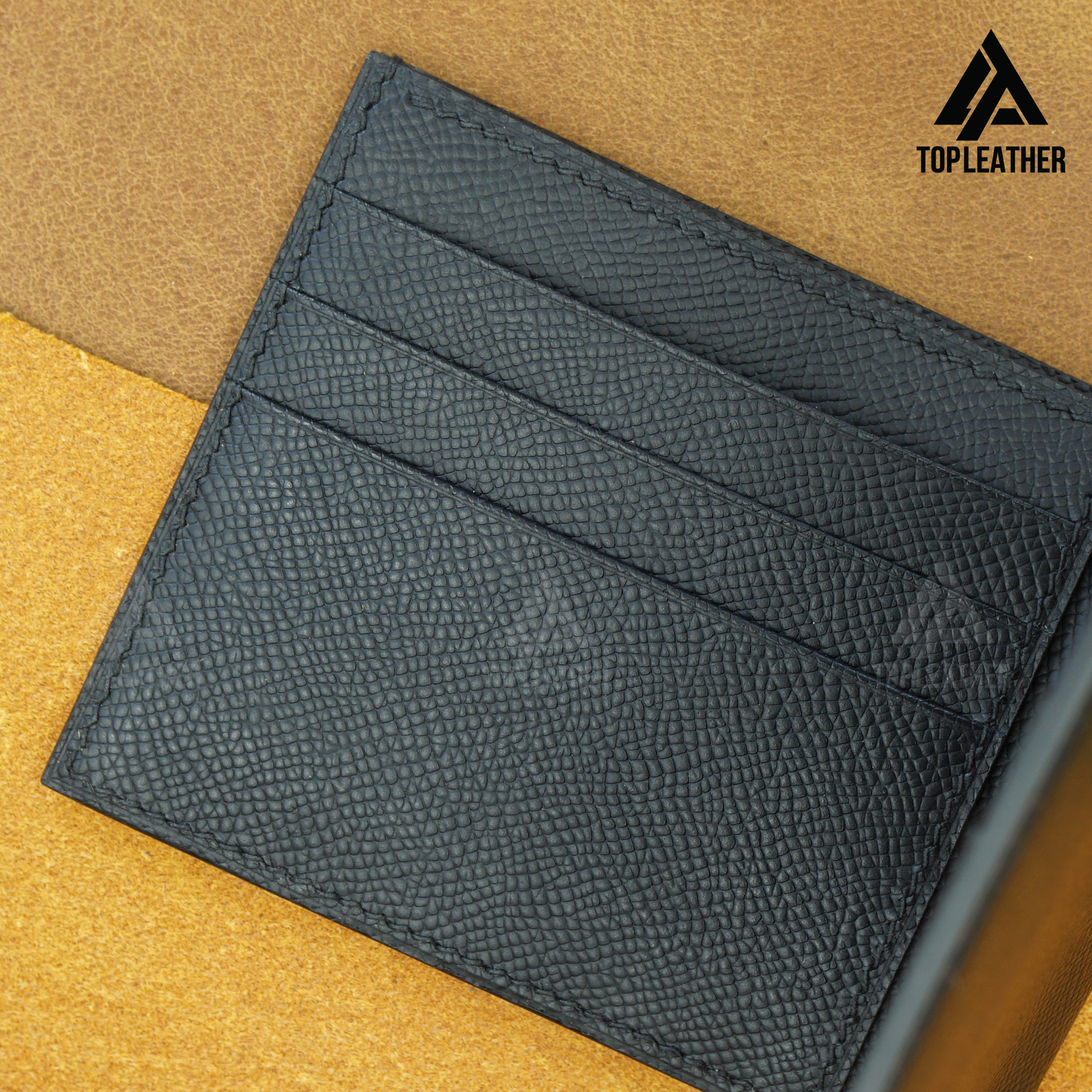 Epsom Leather Wallet - Black