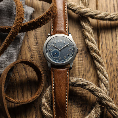 Classic Highley Genuine Leather Watch Strap - Light Brown