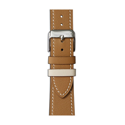 SWIFT Calfskin Watch Strap-Vibrant Sesame