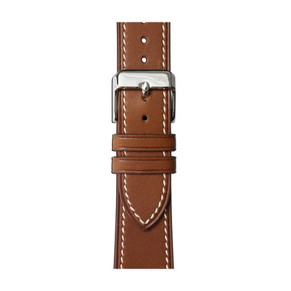 BARENIA Calfskin Watch Strap-Vintage Deep Gold