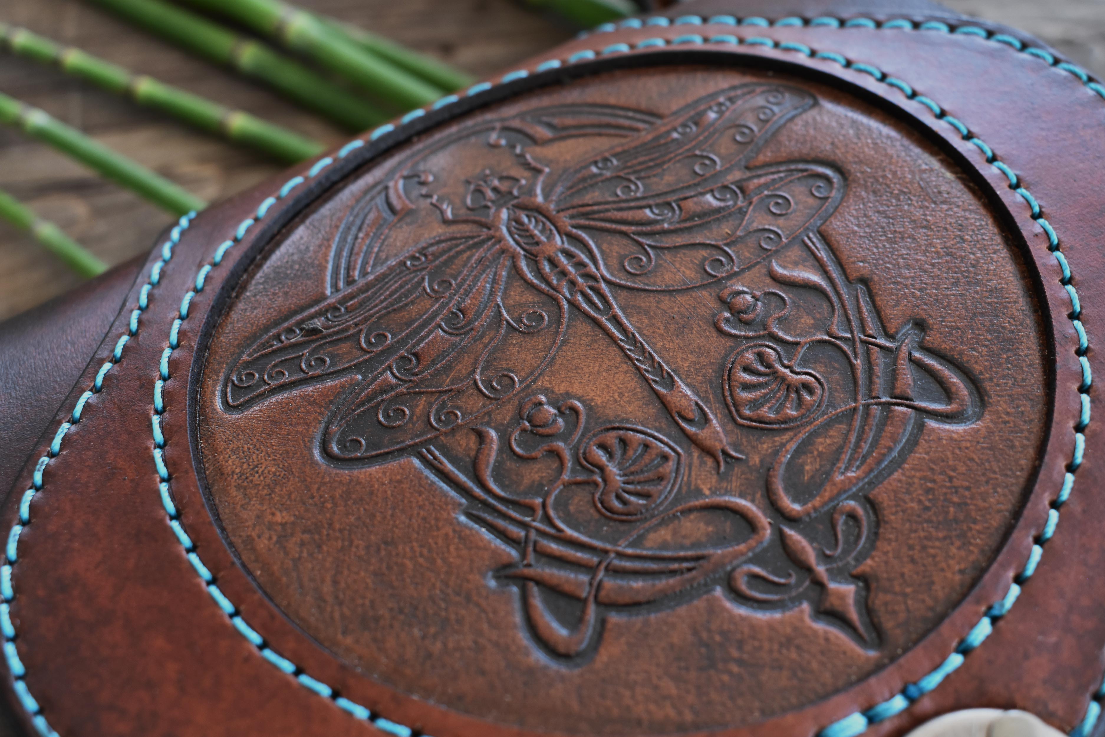 THE BRIGID - Crossbody Bag w/Dragonfly