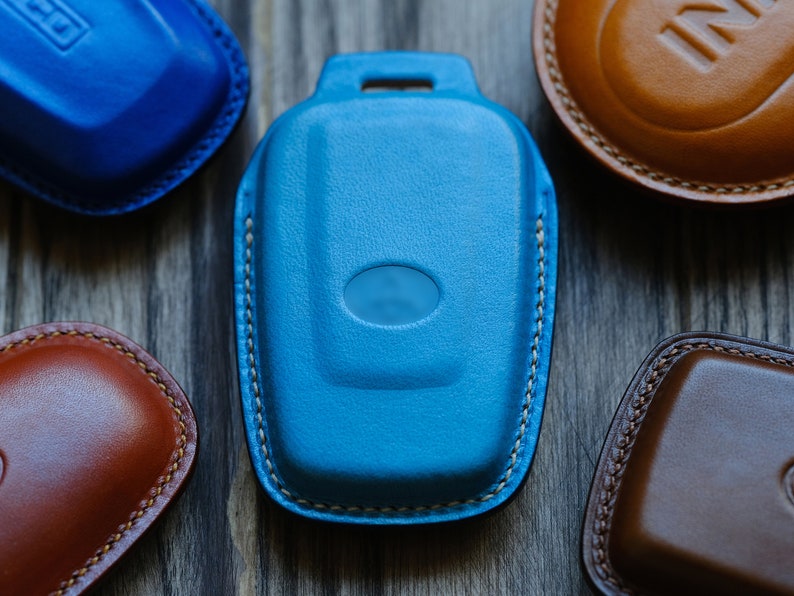 Toyota Avalon, Camry, Corolla, RAV4, ... Key Fob Cover, Leather Protector Case For Keychains Entry Remotes Key Fob Toyota, Gift For Him