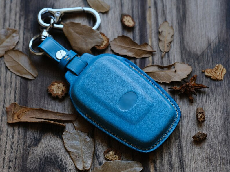 Toyota Avalon, Camry, Corolla, RAV4, ... Key Fob Cover, Leather Protector Case For Keychains Entry Remotes Key Fob Toyota, Gift For Him