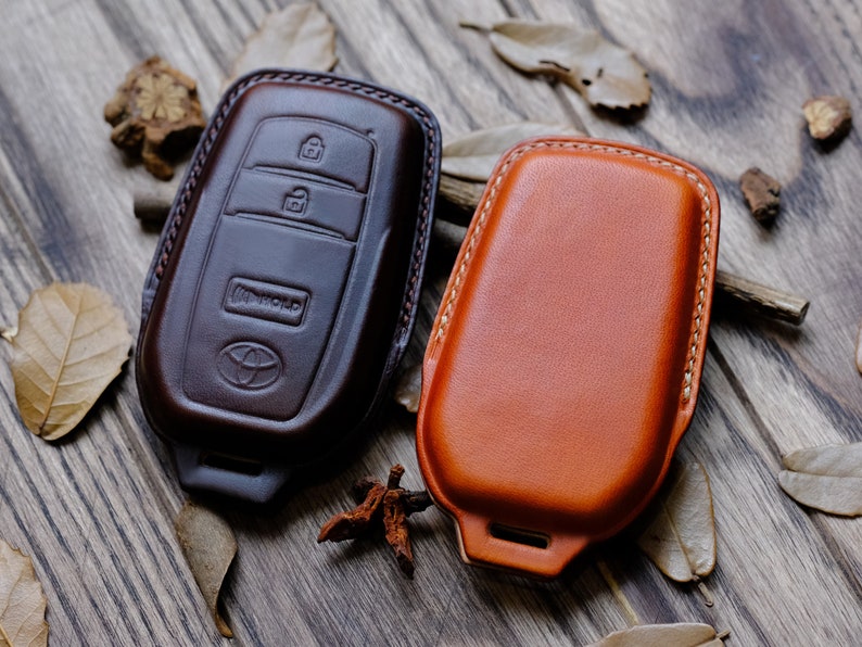 All Types Of Cover For Toyota Land Cruiser Leather, Key Case For Keyless Key Chain Fob Shell Entry Remote Smartkey Land Cruiser Gift For Him