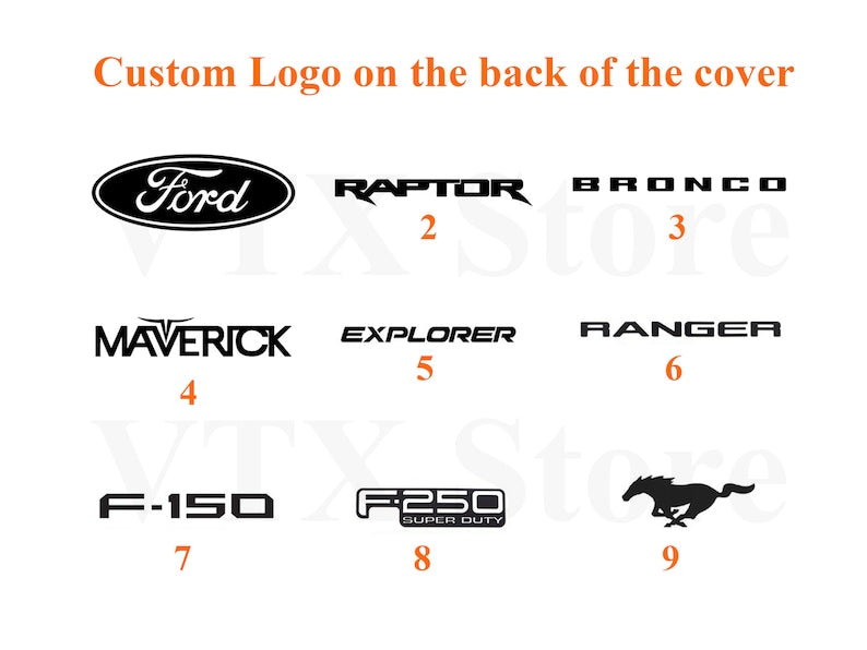 Ford Leather Key Fob Cover| F-Series Key Chain| 23 Ford F150 F250 F350 F450...| Gift For Him| Gift For Dad| Personalized