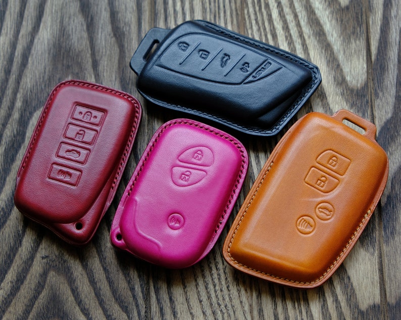 LEXUS All Type Key Fob Cover, Leather Key Case For Lexus RX450h, NX, CT200h,   ...  Gift for Him, Father's Day Gift, Personalized Gift