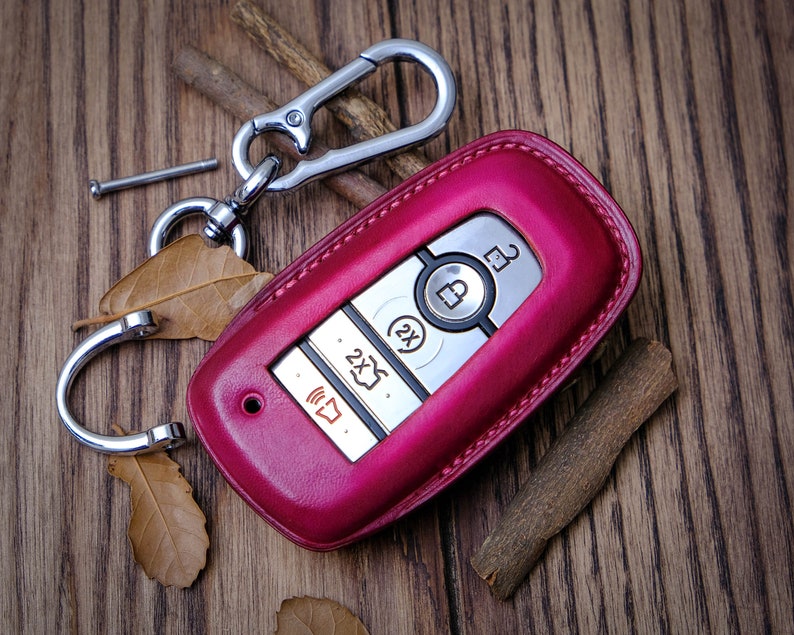 Ford Edge ST Key Fob Cover, Leather Key For Ford Edge ST Ranger Mustang Maverick..., Gift For Him, Gift For Dad, Personalized Gifts