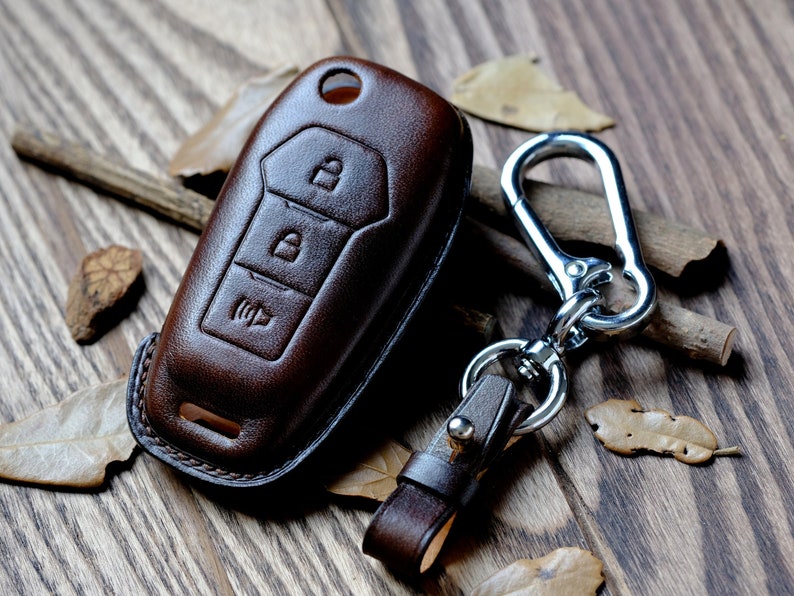 Ford Leather Key Fob Cover| F-Series Key Chain| 23 Ford F150 F250 F350 F450...| Gift For Him| Gift For Dad| Personalized