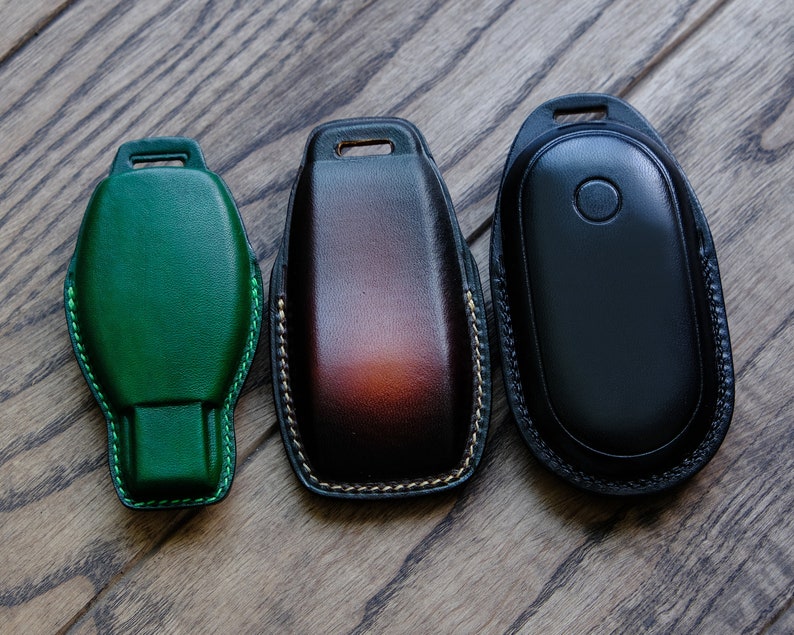 Mercedes All Type Key Fob Cover, Leather Key Case For Mercedes C E G M R S SL, Gift for Him, Father's Day Gift, Personalized Gift