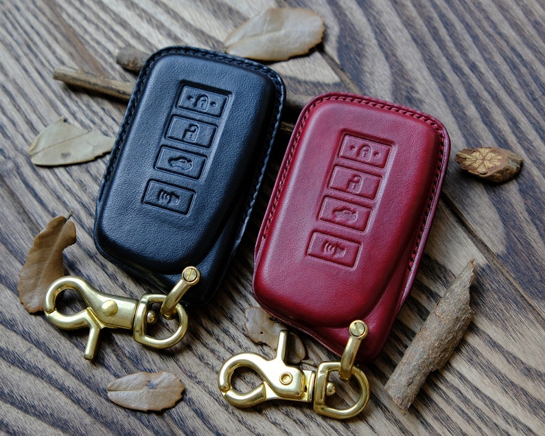 LEXUS All Type Key Fob Cover, Leather Key Case For Lexus RX450h, NX, CT200h,   ...  Gift for Him, Father's Day Gift, Personalized Gift