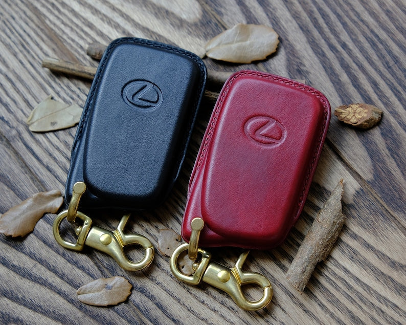LEXUS All Type Key Fob Cover, Leather Key Case For Lexus RX450h, NX, CT200h,   ...  Gift for Him, Father's Day Gift, Personalized Gift