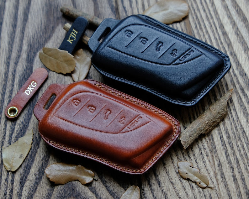 LEXUS All Type Key Fob Cover, Leather Key Case For Lexus RX450h, NX, CT200h,   ...  Gift for Him, Father's Day Gift, Personalized Gift