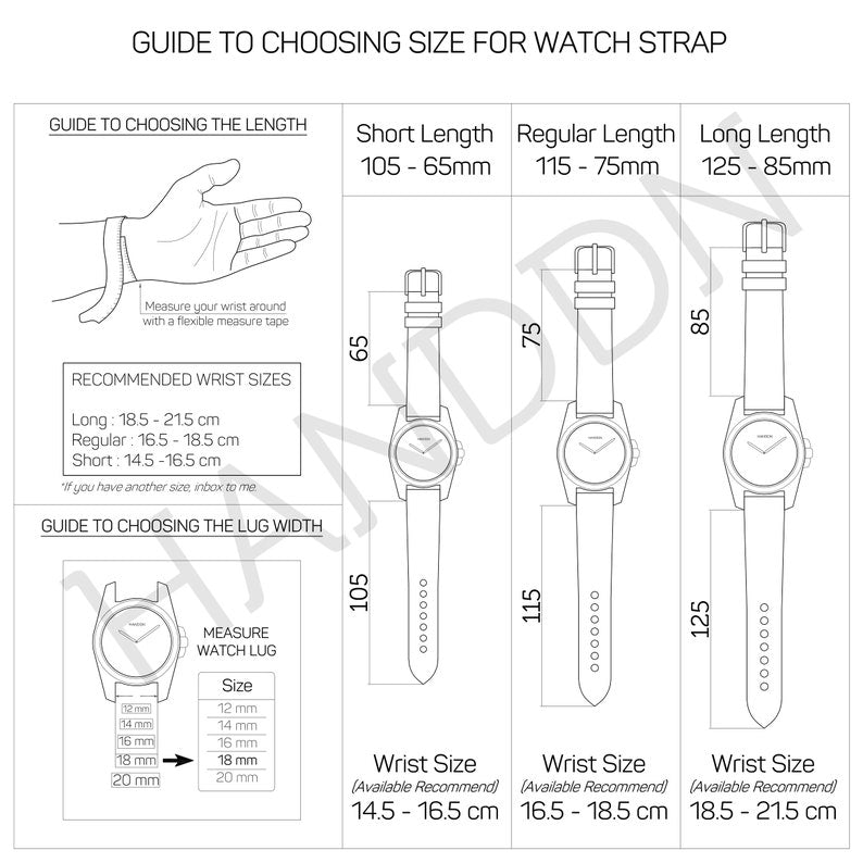 Tricolor Sesame Epsom Leather Watch Strap, Tricolor Sesame Epsom Handmade Watch Strap, Epsom Strap Watch 16mm 18mm 19mm 20mm 21mm