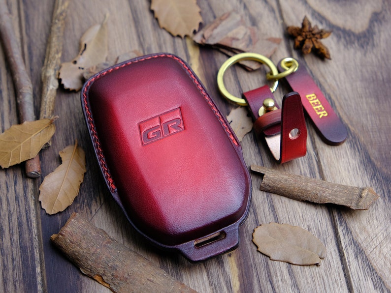2024 Toyota GR Corolla Key Fob Cover, Handcarft Leather Key Case For Toyota GR Corolla 2023, Gift For Him, Toyota GR Accessories