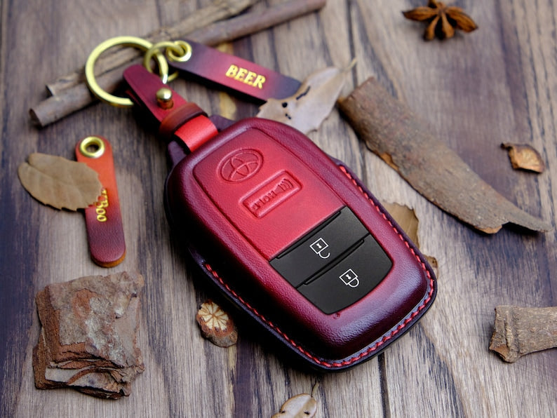 2024 Toyota GR Corolla Key Fob Cover, Handcarft Leather Key Case For Toyota GR Corolla 2023, Gift For Him, Toyota GR Accessories