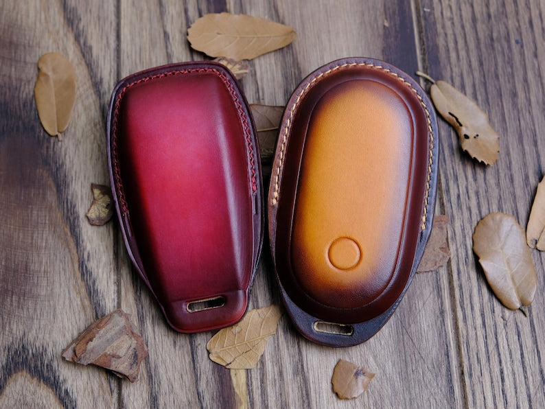 Mercedes GLB Key Fob Cover, Car Key Case Fit For Mercedes Benz C E S-Class GLA GLC, 2 Types Mercedes Smart Key Cover, Mercedes Keychain Case