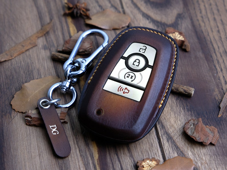 Personalized Leather Key Cover For Ford Bronco, Car Key Cover For Bronco, Ford Accessories, Gift For New Car, Gift For Men