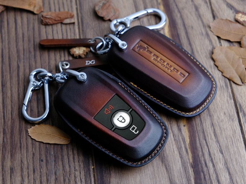Personalized Leather Key Cover For Ford Bronco, Car Key Cover For Bronco, Ford Accessories, Gift For New Car, Gift For Men