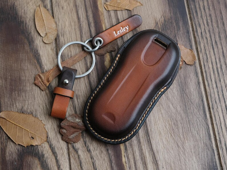 Handcrafted Case For Porsche Macan, Key Fob Cover For Porsche 911 718 Cayenne Taycan Panamera ... Gift For Husband, Porsche Key Fob Keyless