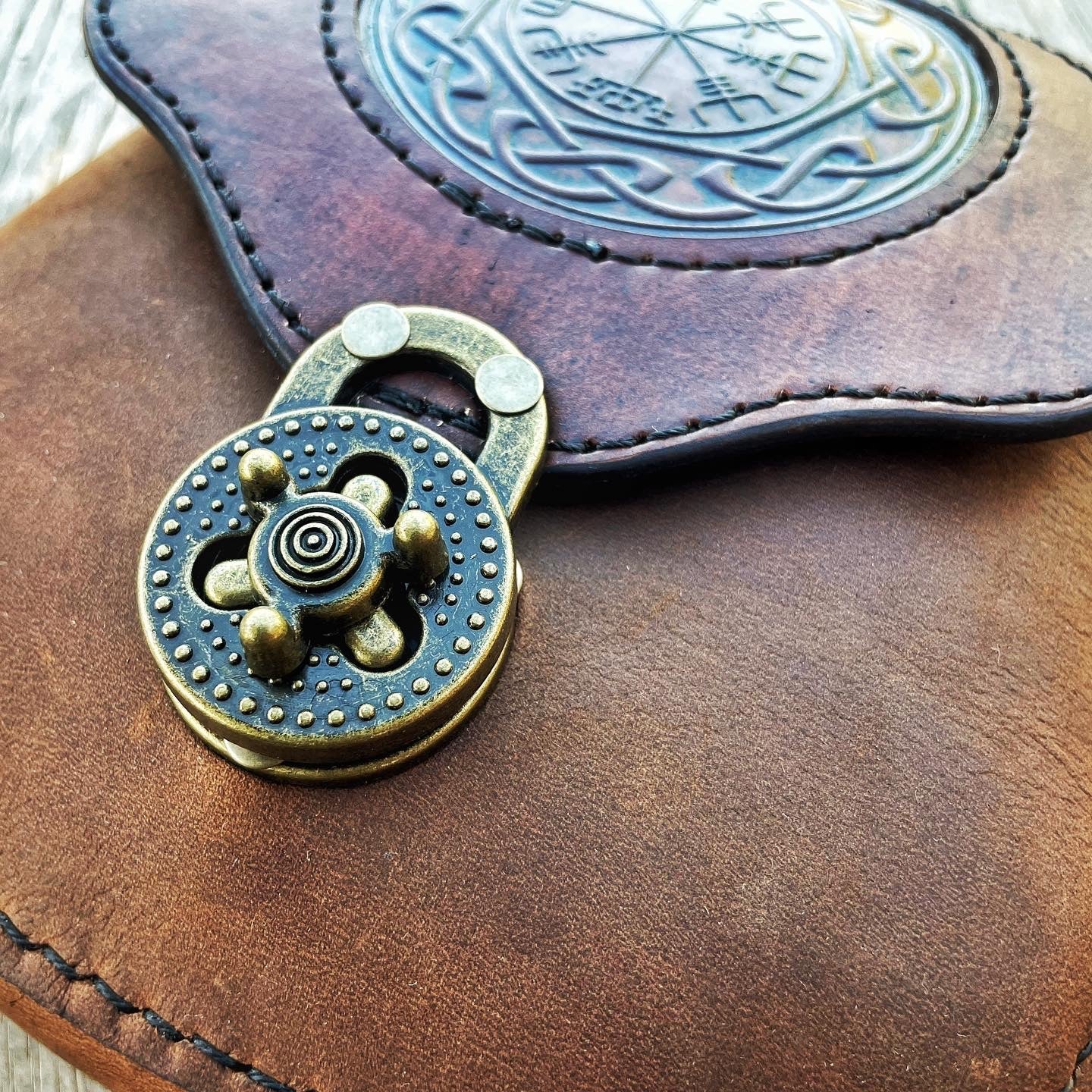 THE BRIGID - Crossbody Bag w/Vegvisir