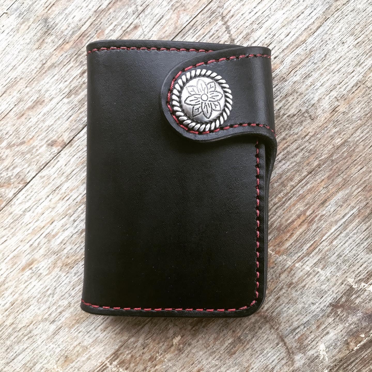 THE GALWAY: Vertical Snap Wallet - Dia De Los Muertos