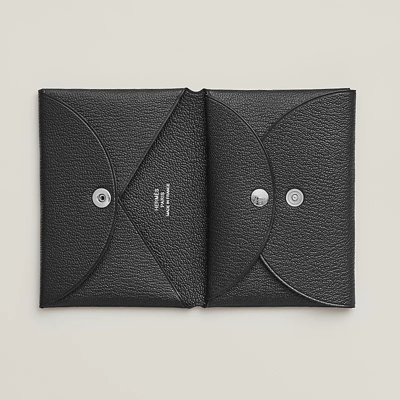 Calvi Duo Compact card holder - Mysore goatskin