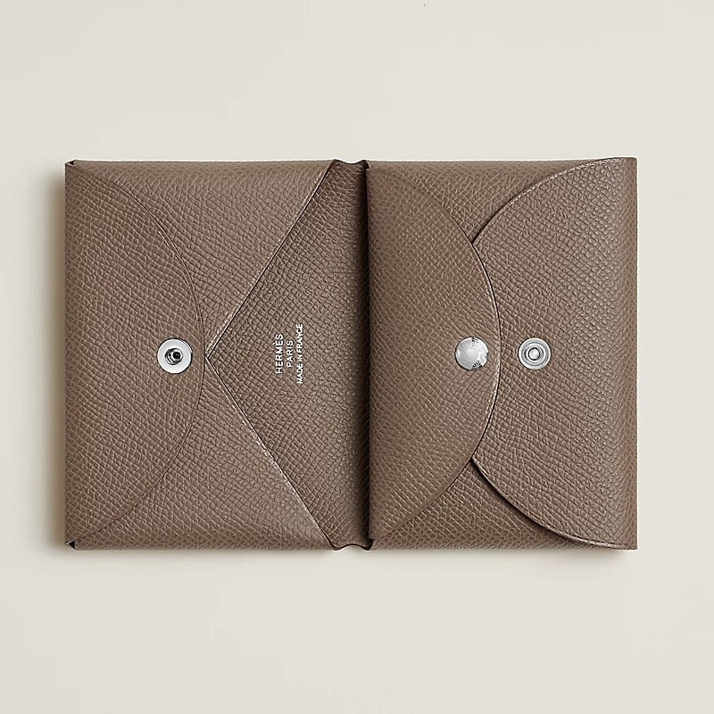Calvi Duo Compact card holder - Epsom calfskin