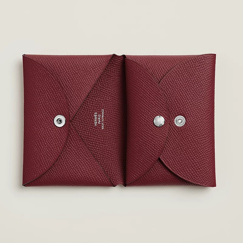 Calvi Duo Compact card holder - Epsom calfskin