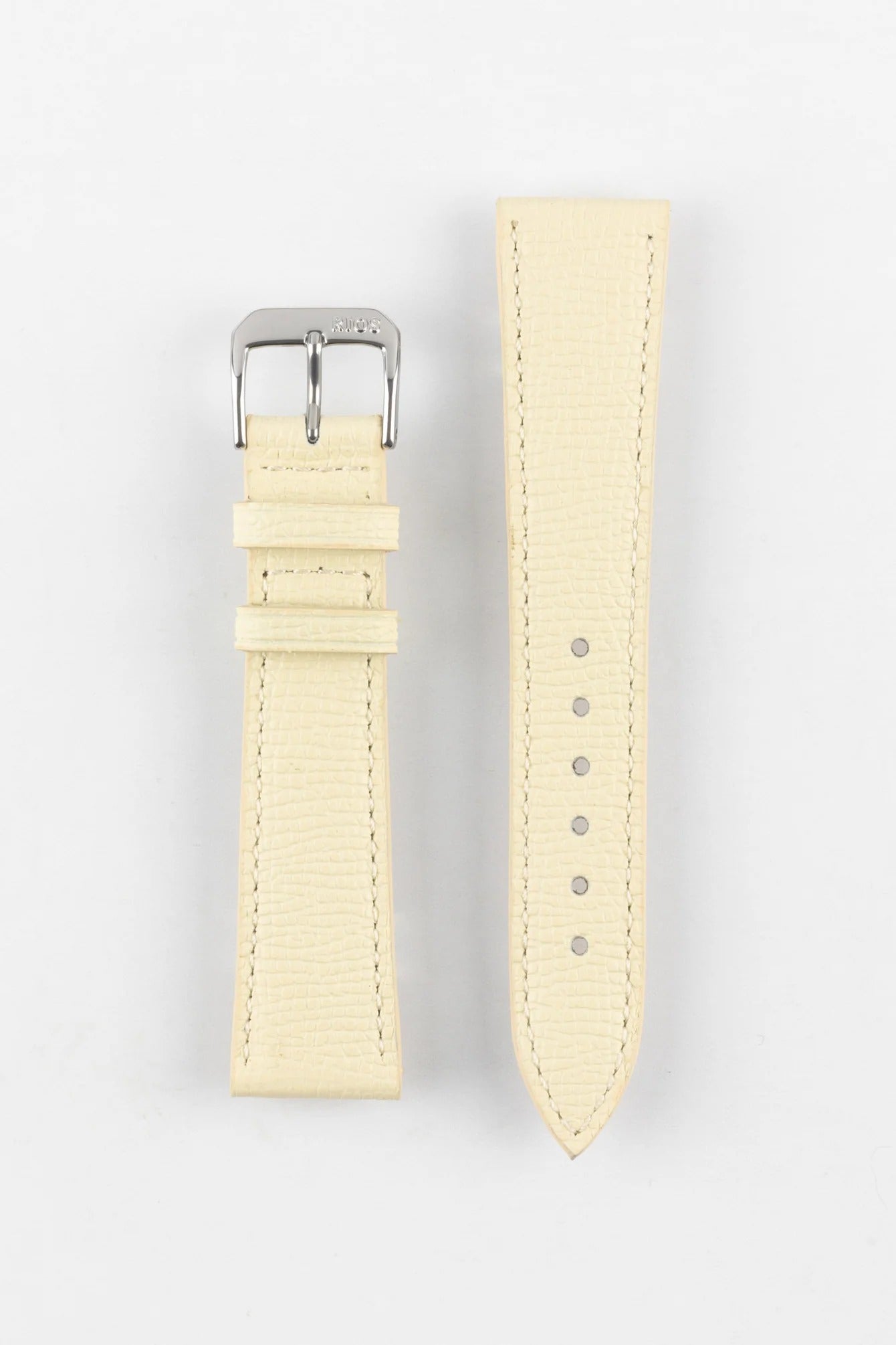 RIOS1931 FRENCH Leather Watch Strap in SAND