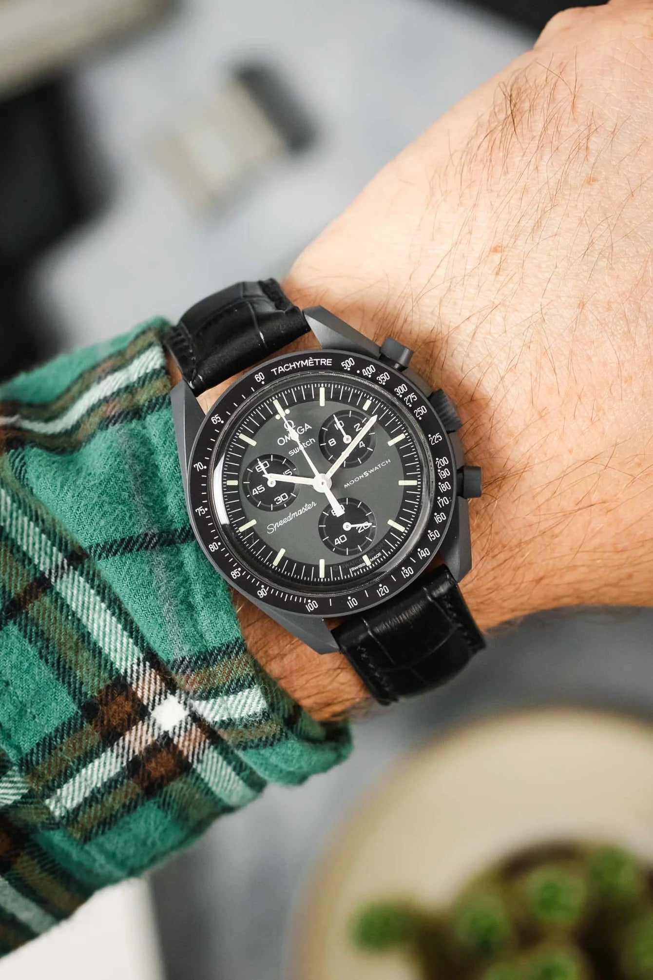 RIOS1931 LOUISIANA Alligator-Embossed Leather Watch Strap