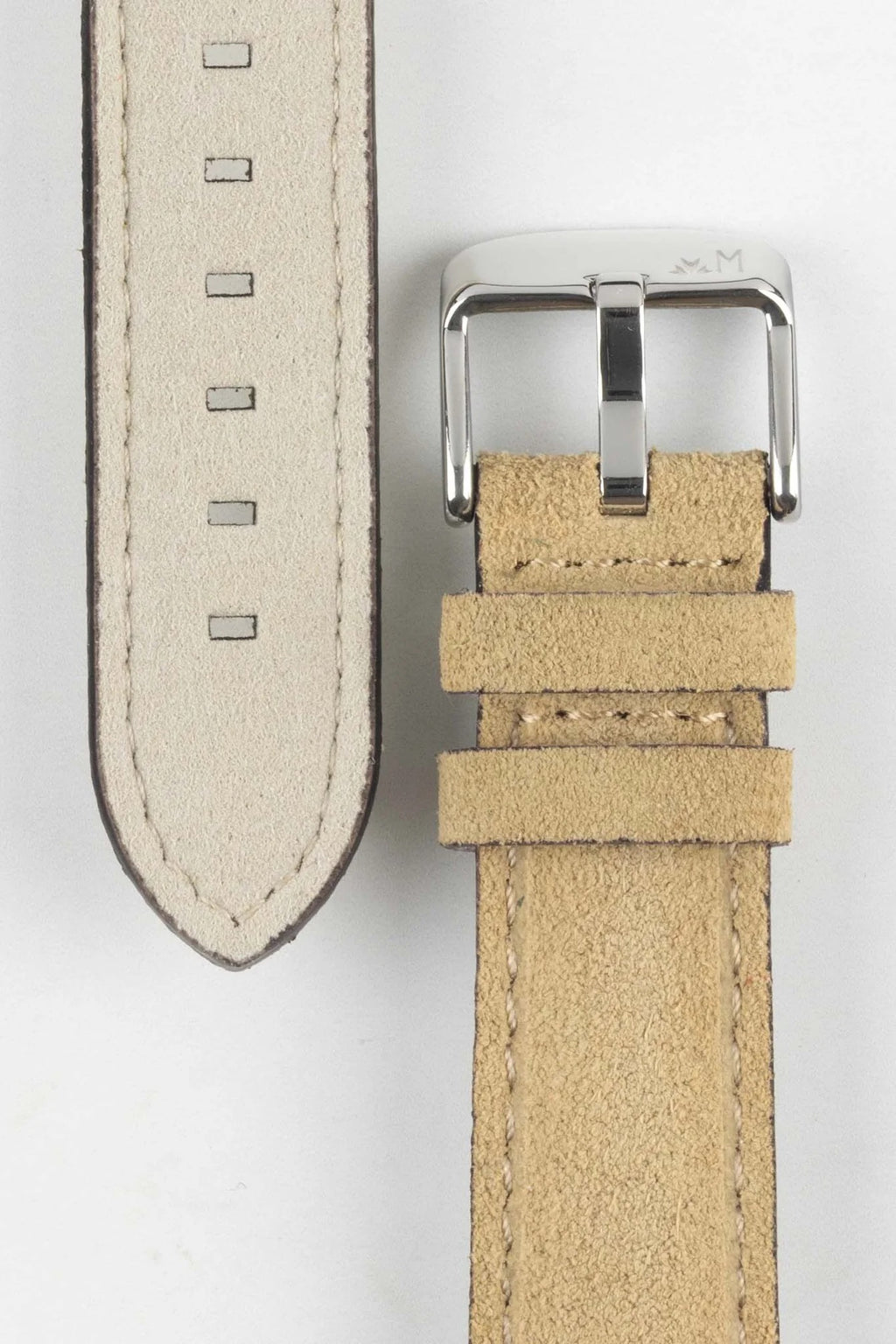 Morellato SCHUMANN Suede Watch Strap - BEIGE