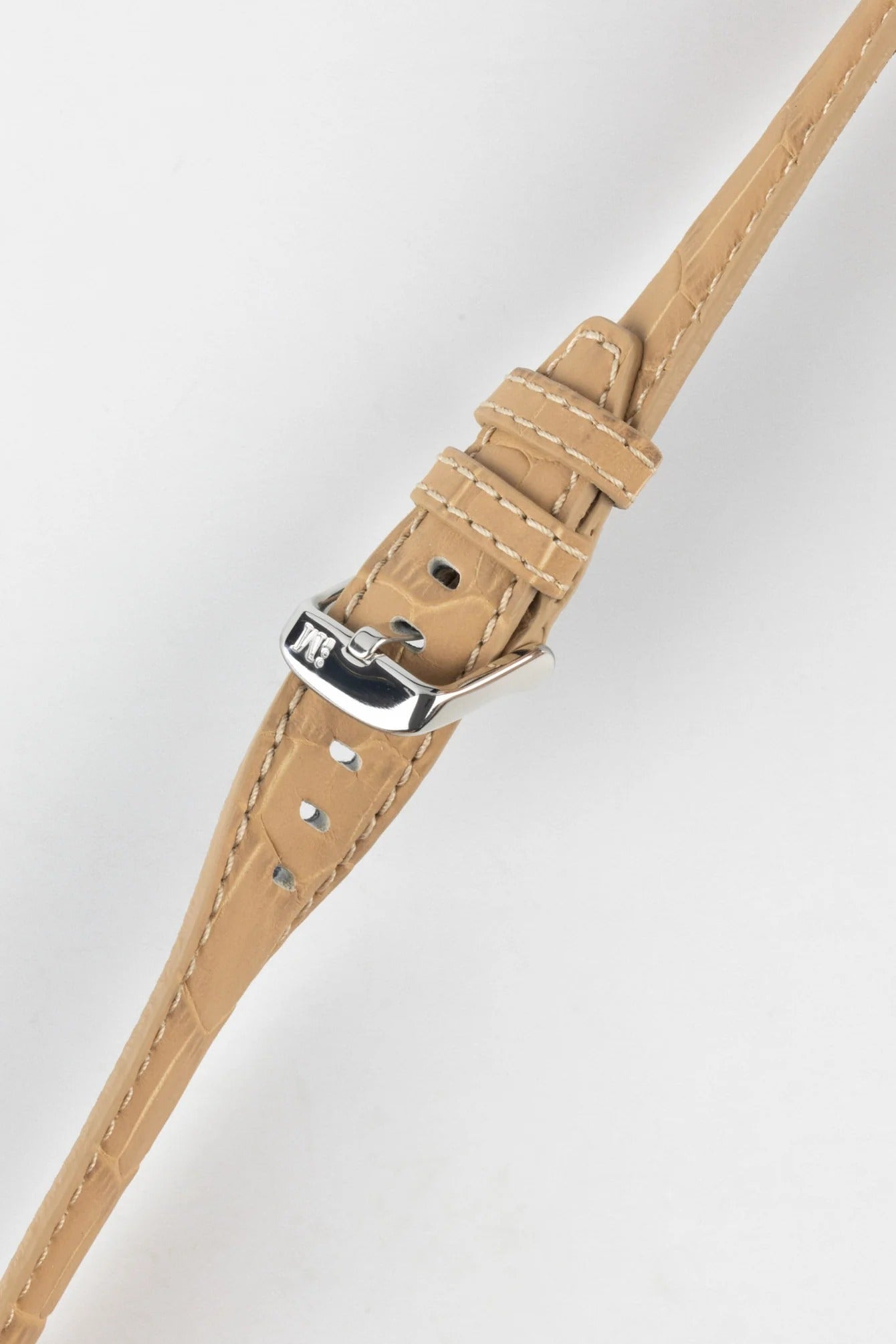 Morellato SOCCER Alligator-Embossed Calfskin Leather Watch Strap
