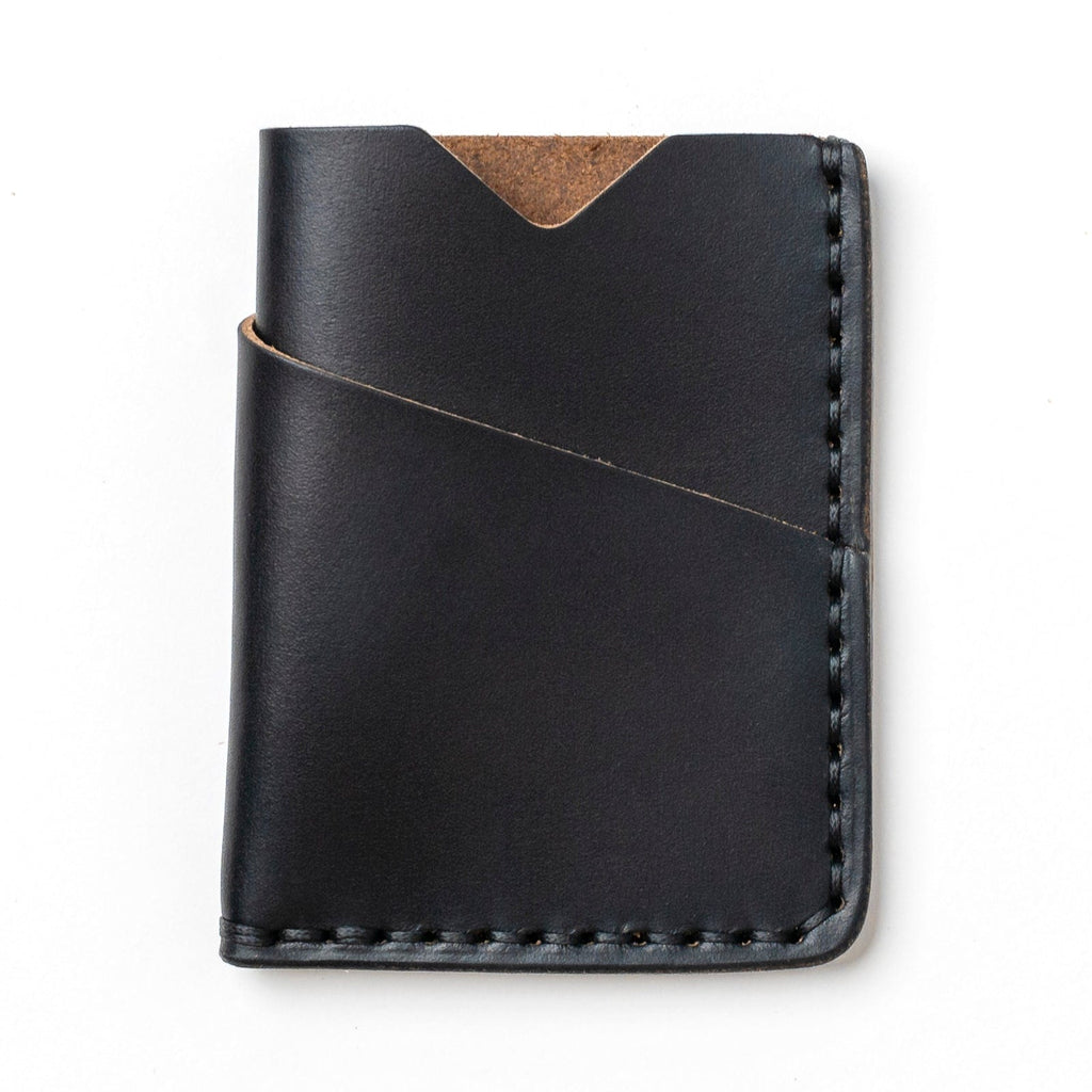 Leather Card Holder - Black