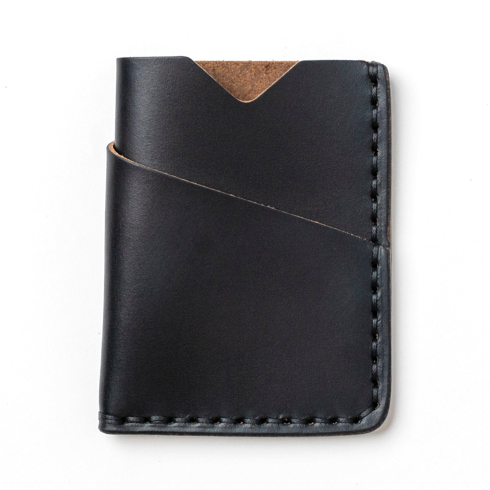 Leather Card Holder - Black