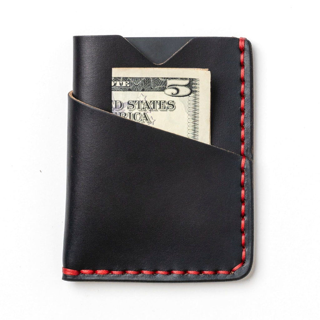 Leather Card Holder - Black