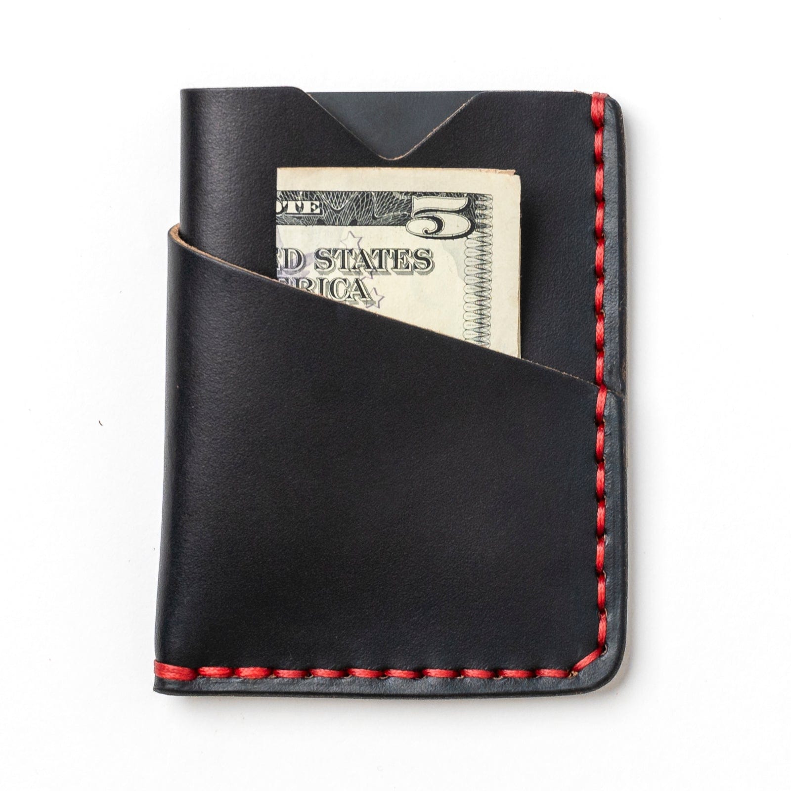Leather Card Holder - Black