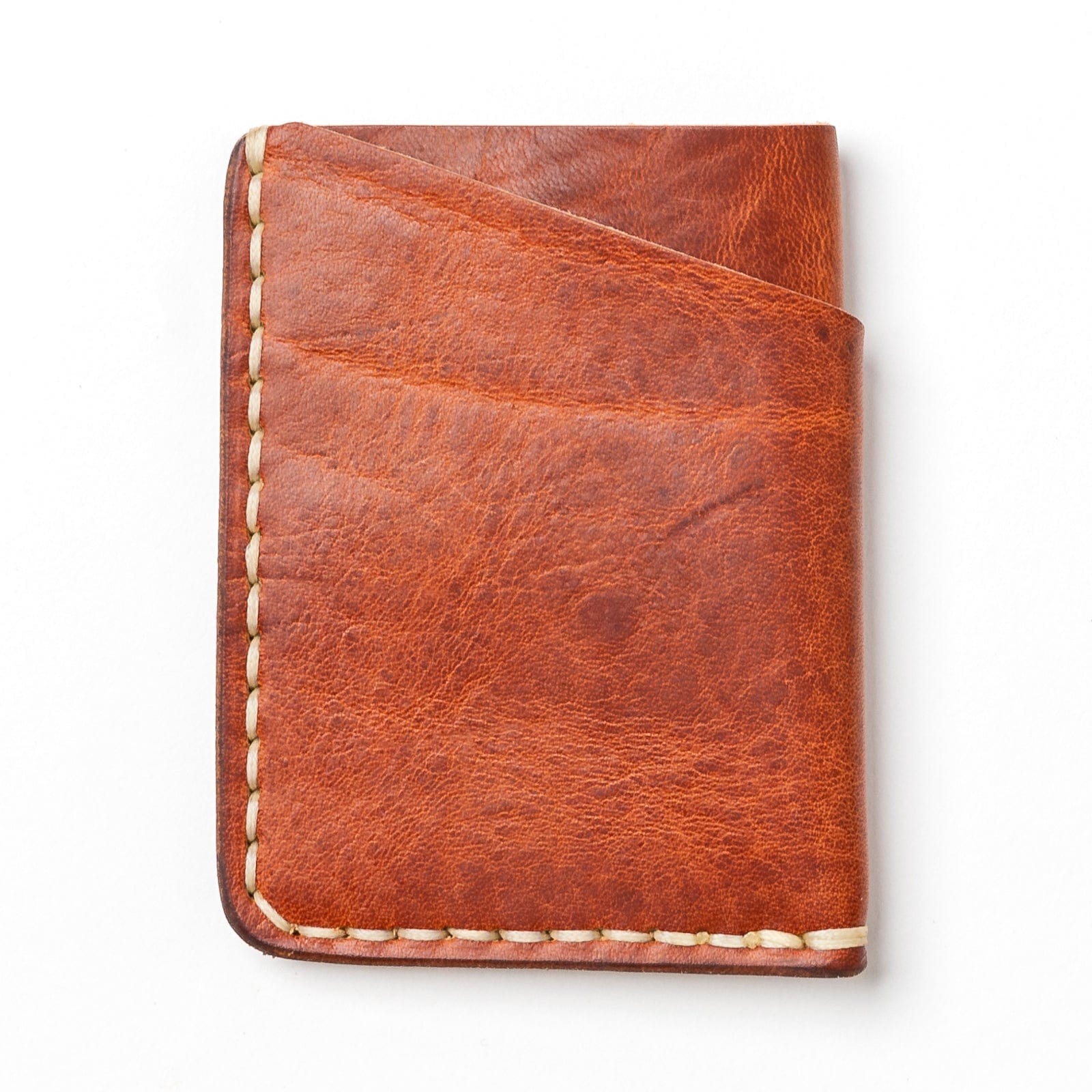 Leather Card Holder - English Tan