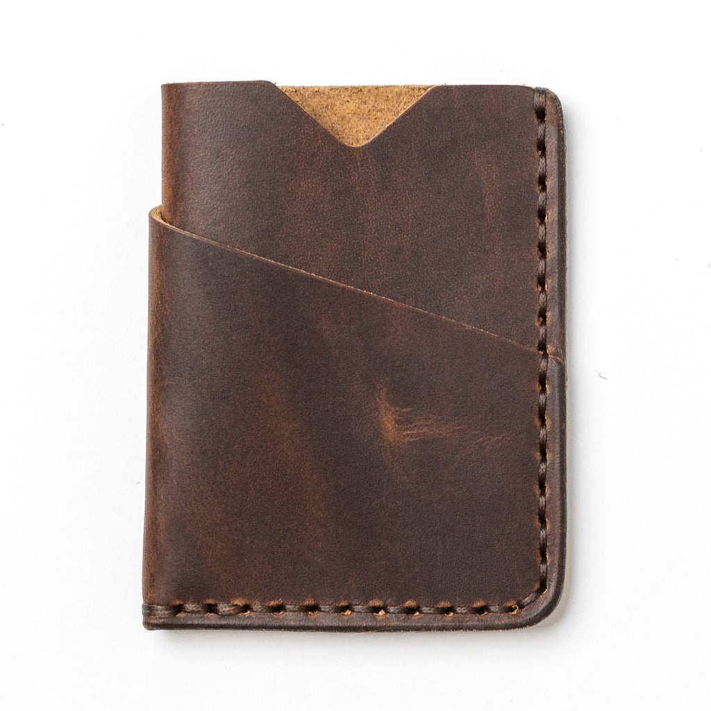 Leather Card Holder - Heritage Brown