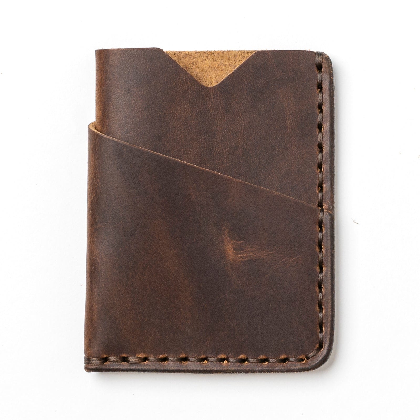 Leather Card Holder - Heritage Brown