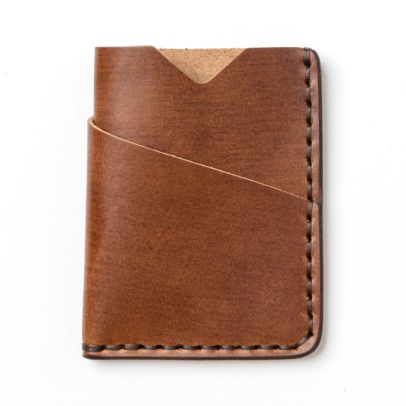 Leather Card Holder - Natural