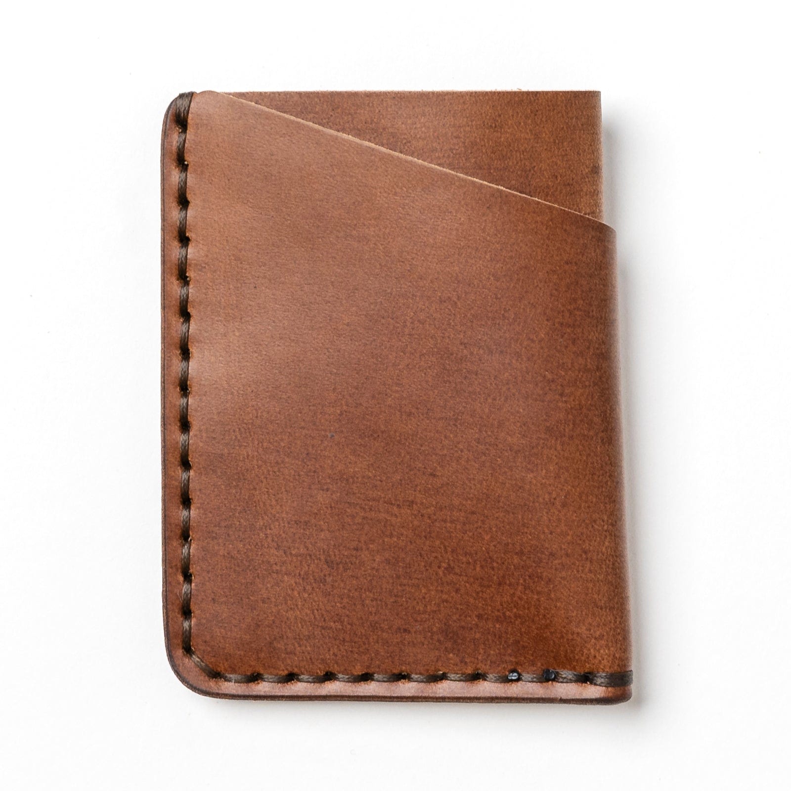 Leather Card Holder - Natural