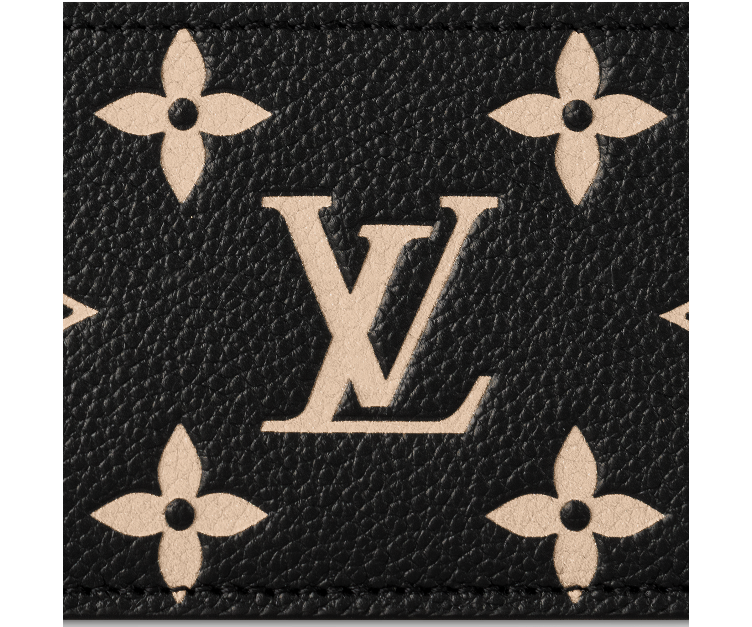 Bicolor Monogram Empreinte Leather Card Holder