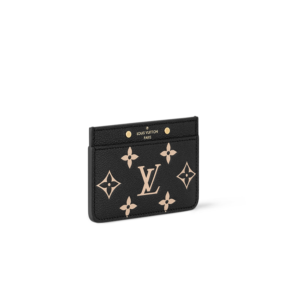 Bicolor Monogram Empreinte Leather Card Holder