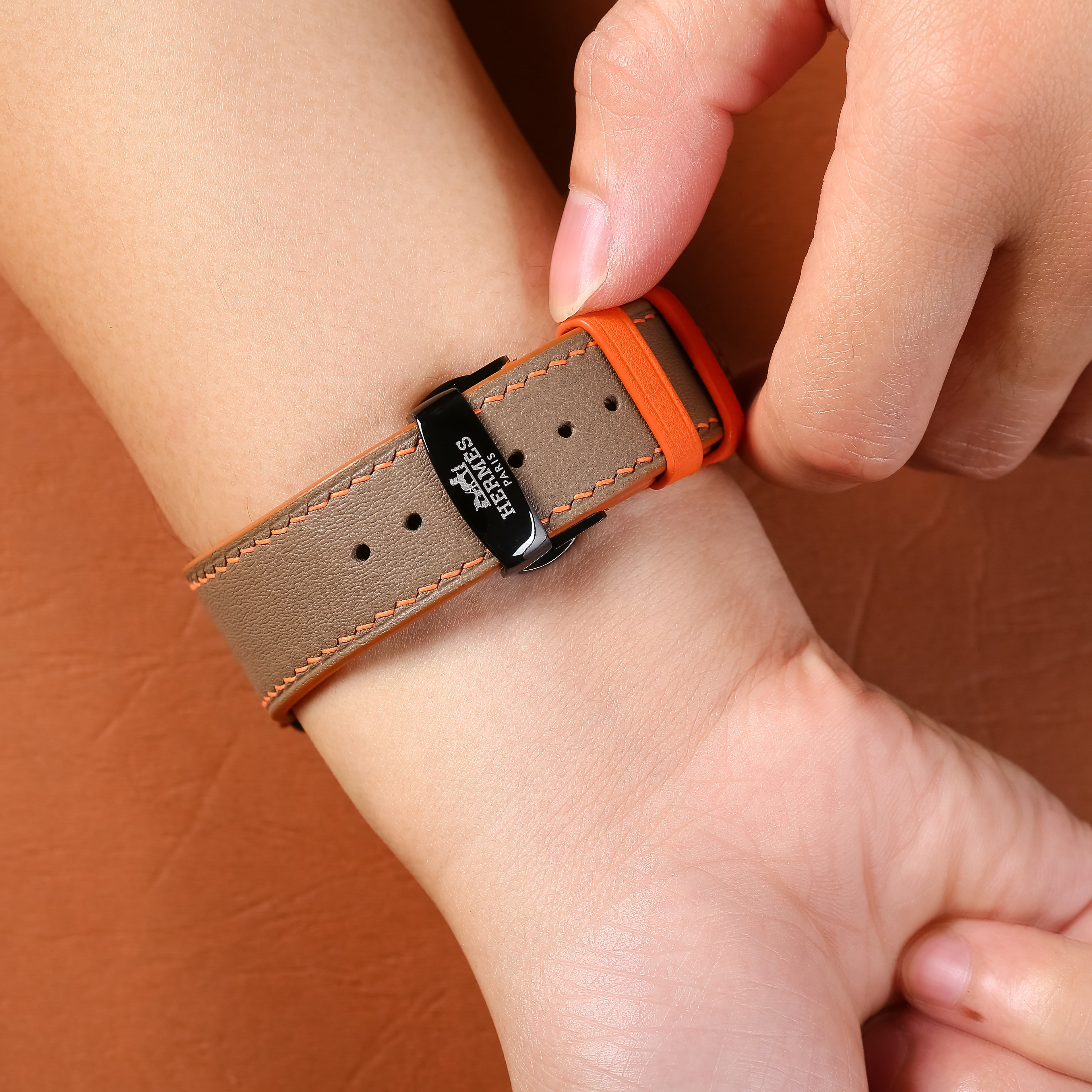 Watch Strap Swift Leather for Apple Watch - Mix Color