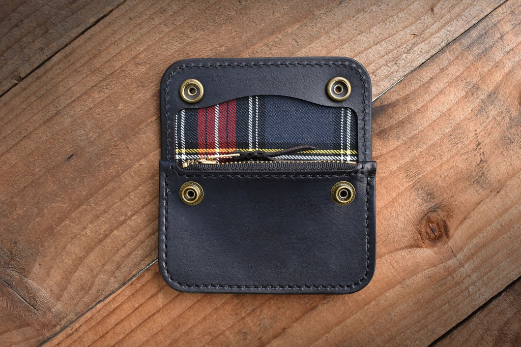 KENNETH - Snap Wallet w/ Zipper Pouch