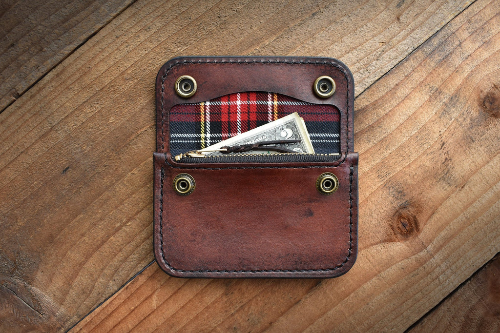 KENNETH - Snap Wallet w/ Zipper Pouch