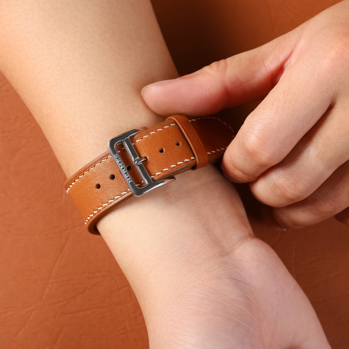 Watch Strap BA Leather for Apple Watch, Mechanical Watch BA09.50