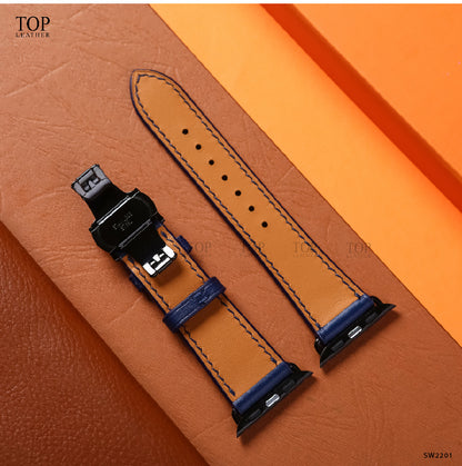 Watch Strap Swift Leather for Apple Watch, Mechanical Watch SW2201