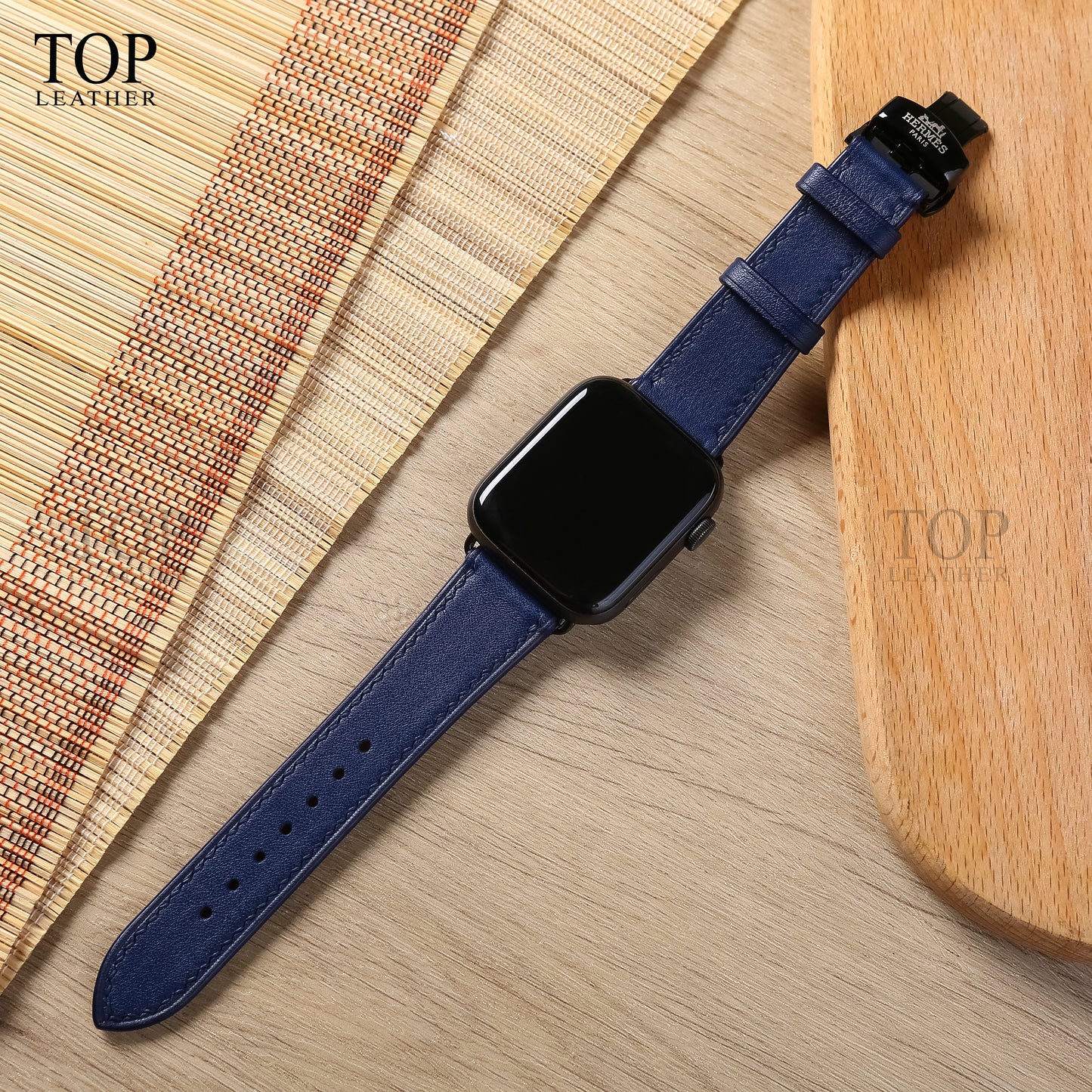 Watch Strap Swift Leather for Apple Watch, Mechanical Watch SW2201